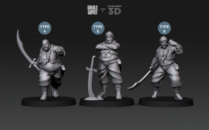 Merchant Guard - Davale Games - 3D Printed with high quality resin for LOTR/D&D games