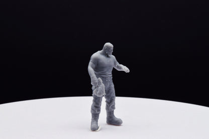 Gears Of War Marcus Old Retired Miniature - TheSTLSmith - 3D Printed with high quality resin for Skirmish/D&D games