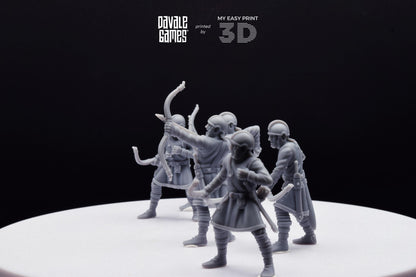 Roman Archers - Davale Games - Historical games - 3D Printed with high quality resin