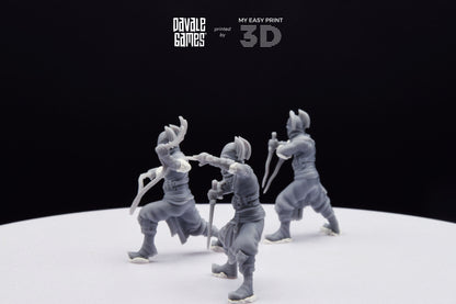 Dragon Army Assassin - Davale Games - 3D Printed with high quality resin for LOTR/D&D games