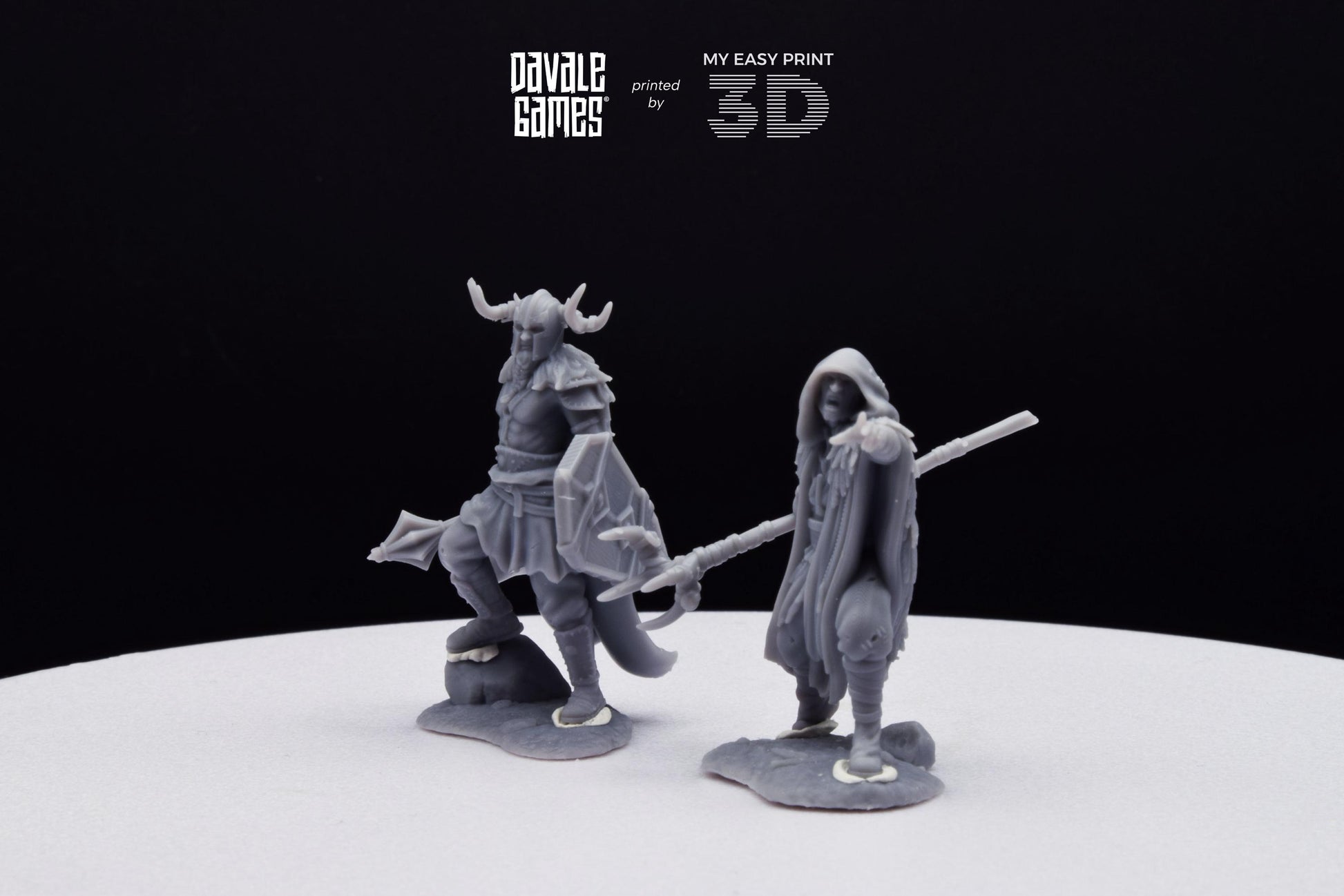 Aratch and Hetch, Khalüm Commanders - Dead City - Davale Games - 3D Printed with high quality resin for LOTR/D&D games
