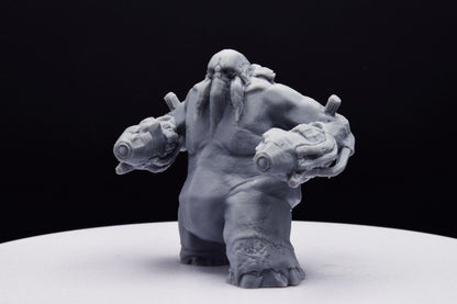 Doom Mancubus Miniature - Fanmade - TheSTLSmith - 3D Printed with high quality resin for Skirmish/D&D games