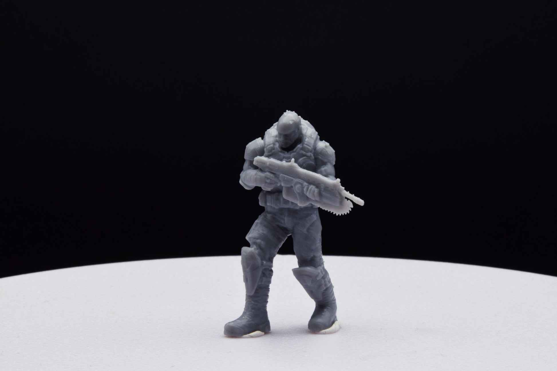 Gears Of War COG Marcus Old Miniature - TheSTLSmith - 3D Printed with high quality resin for Skirmish/D&D games