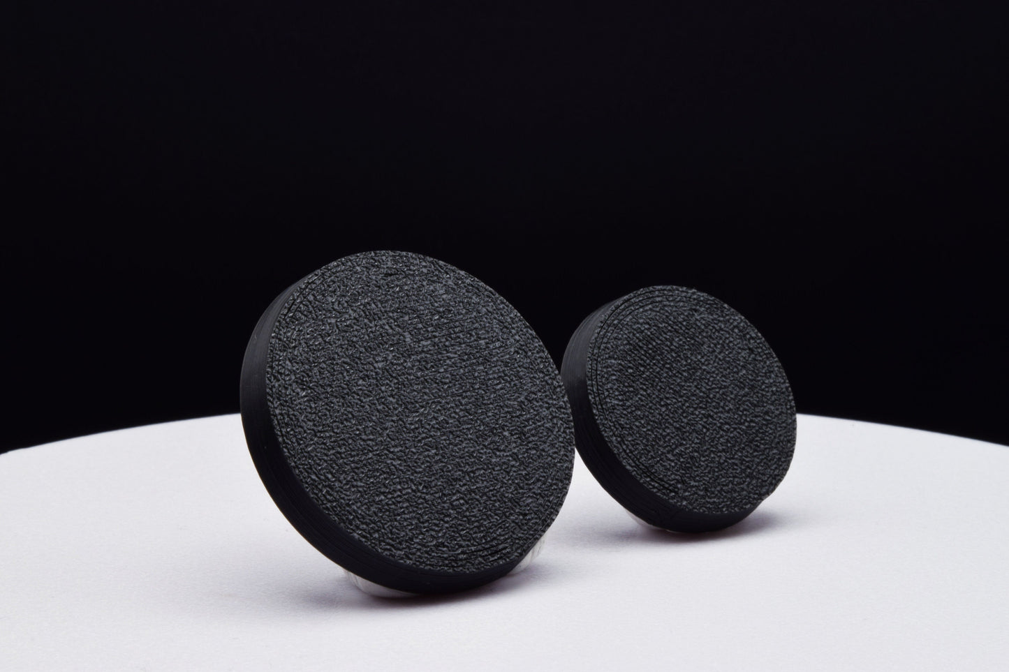 Round Bases for Miniatures - 20mm to 200mm - 3D Printed with high quality PLA+ for Tabletop Games/Wargames/D&D games