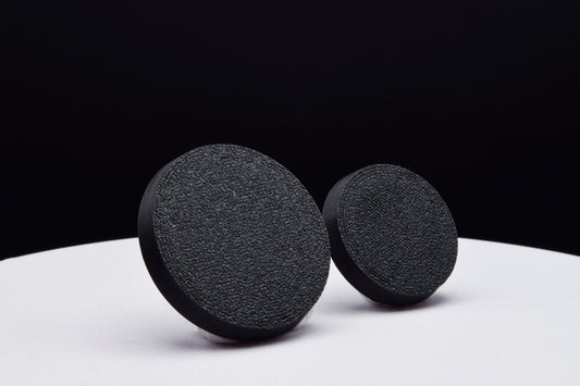 Round Bases for Miniatures - 20mm to 200mm - 3D Printed with high quality PLA+ for Tabletop Games/Wargames/D&D games