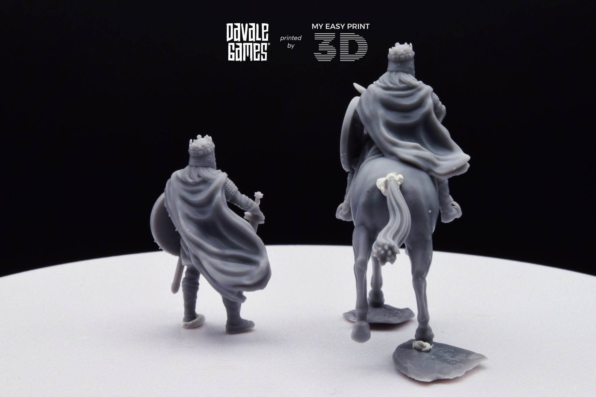 King Theodomir - Foot and Mounted - Davale Games - Historical games - 3D Printed with high quality resin