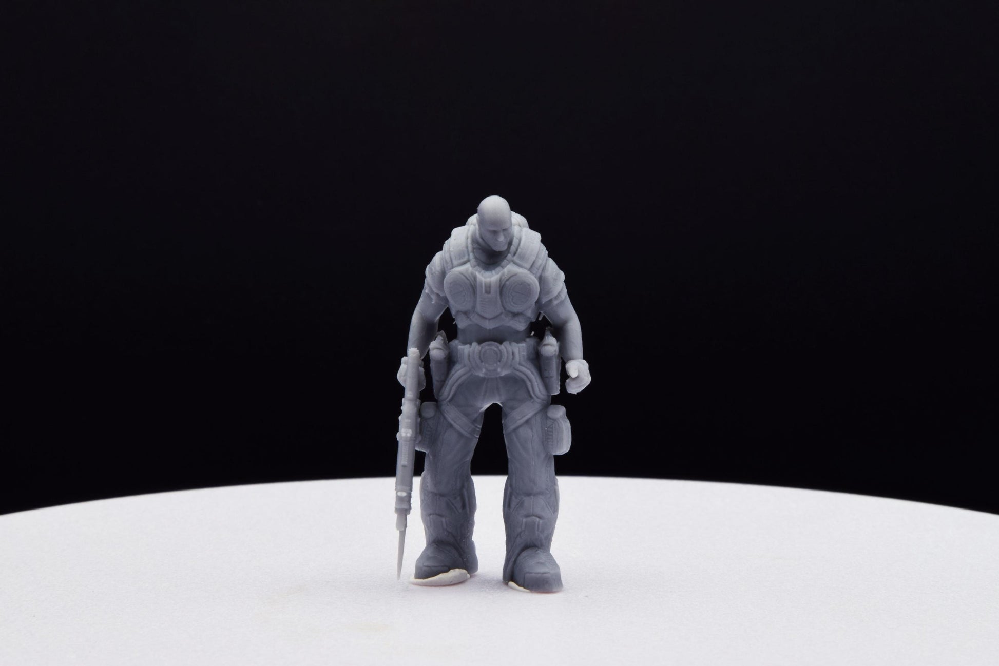 Gears Of War Adam Fenix Soldier Ot Miniature - TheSTLSmith - 3D Printed with high quality resin for Skirmish/D&D games