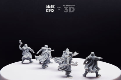 Metal Guard Dwarf - Davale Games - 3D Printed with high quality resin for LOTR/D&D games