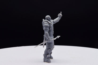 Gears Of War Aaron Griffin Ot Miniature - TheSTLSmith - 3D Printed with high quality resin for Skirmish/D&D games