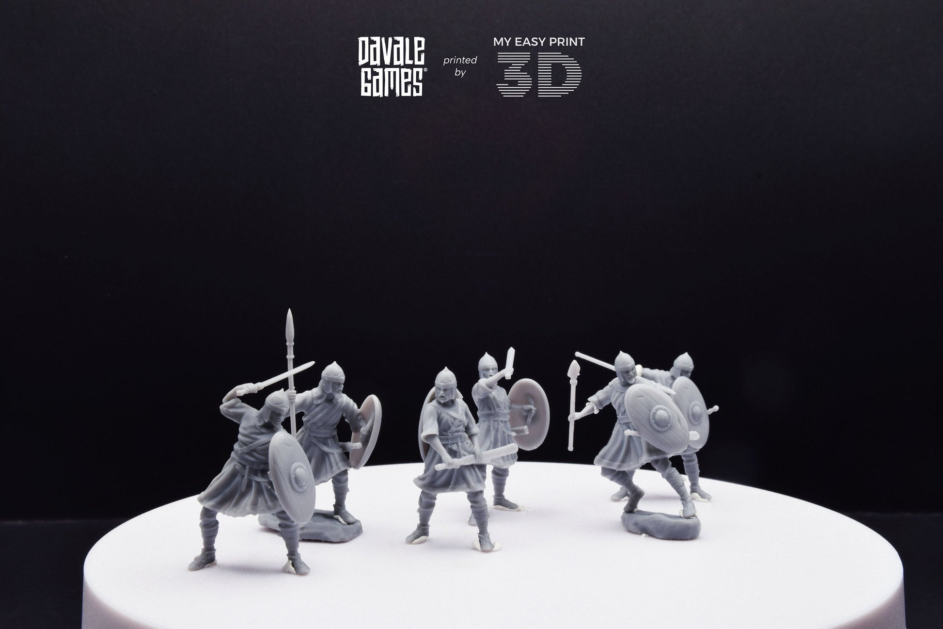 Visigoths on foot - Davale Games - Historical games - 3D Printed with high quality resin