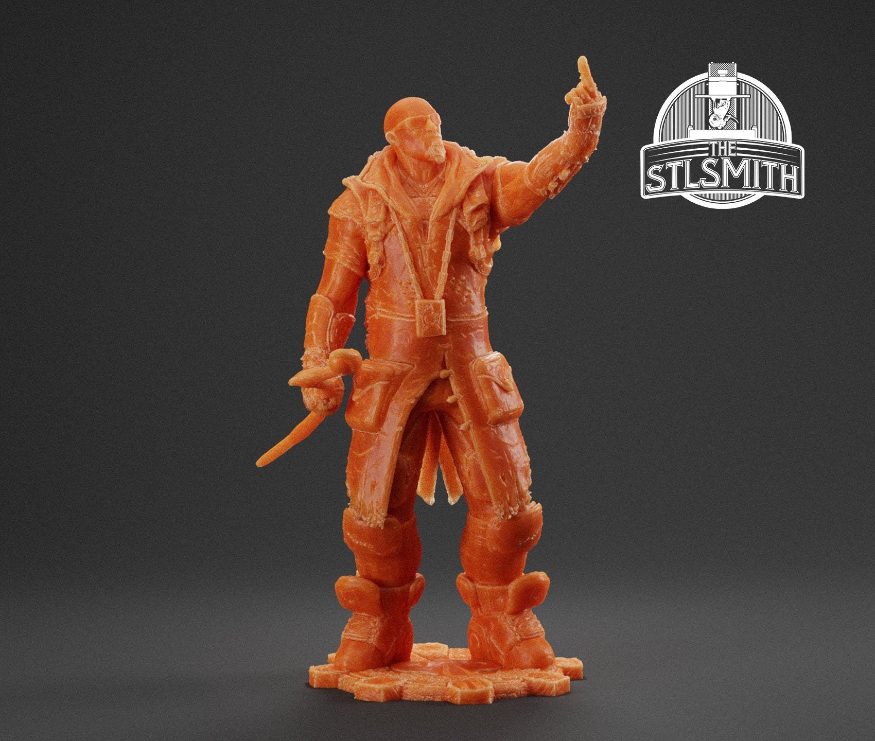 Gears Of War Aaron Griffin Ot Miniature - TheSTLSmith - 3D Printed with high quality resin for Skirmish/D&D games
