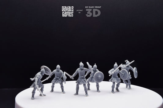 Ostrogoths on foot - Davale Games - Historical games - 3D Printed with high quality resin