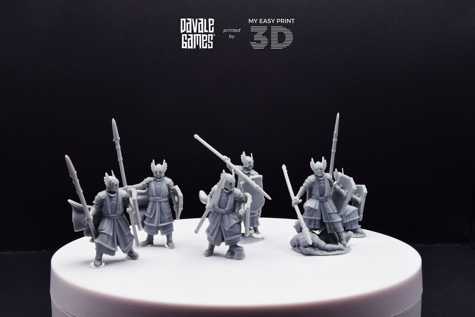 Guards of the Grey Tree - Foot - Grey Castle - Davale Games - 3D Printed with high quality resin for LOTR/D&D games