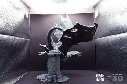 Dragon - Goblins of the cave - Davale Games - 3D Printed with high quality resin for LOTR/D&D games