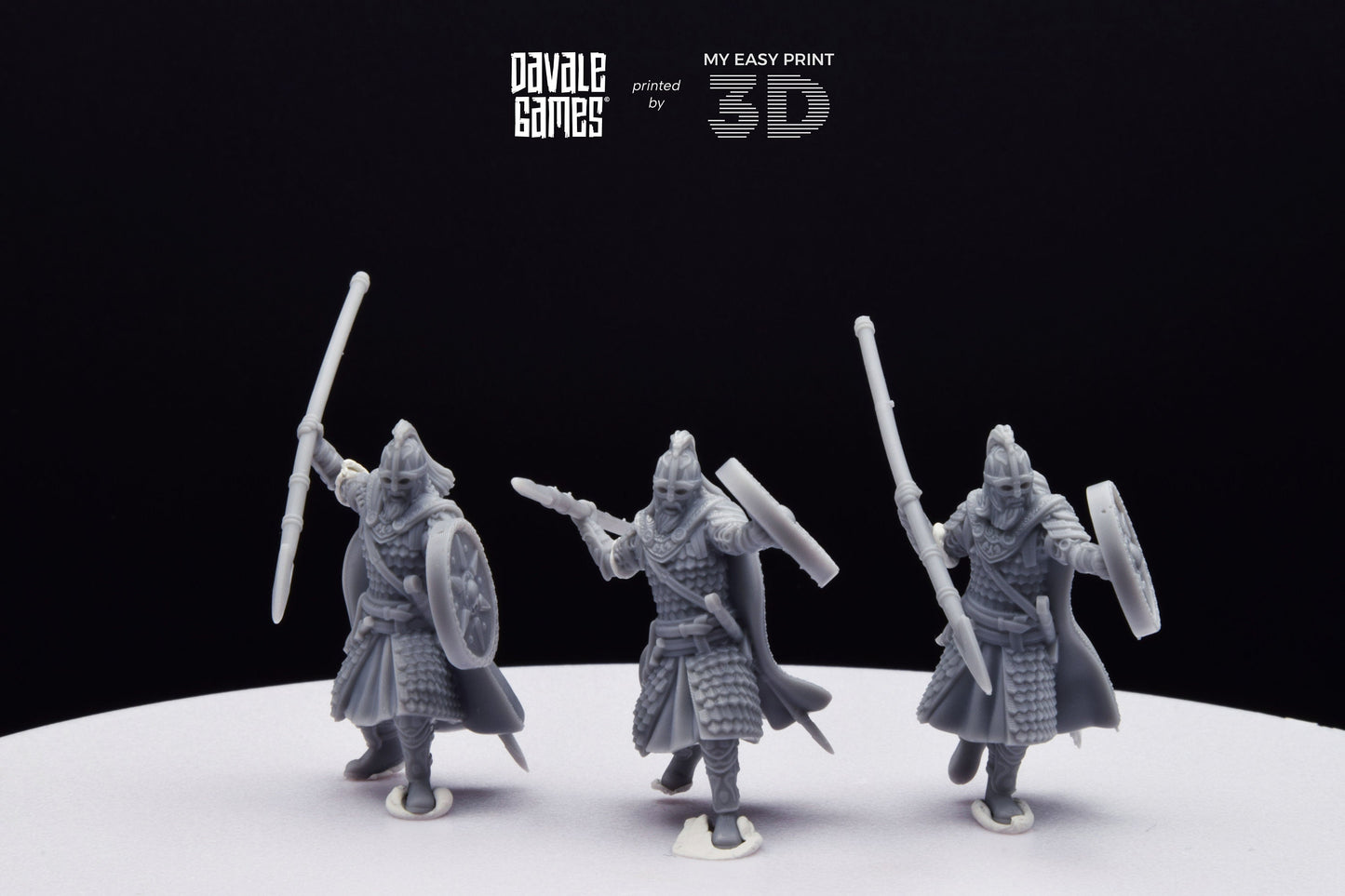 West Human Royal Guard - Foot - Davale Games - 3D Printed with high quality resin for LOTR/D&D games