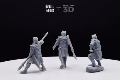 Snake Rider - Davale Games - 3D Printed with high quality resin for LOTR/D&D games