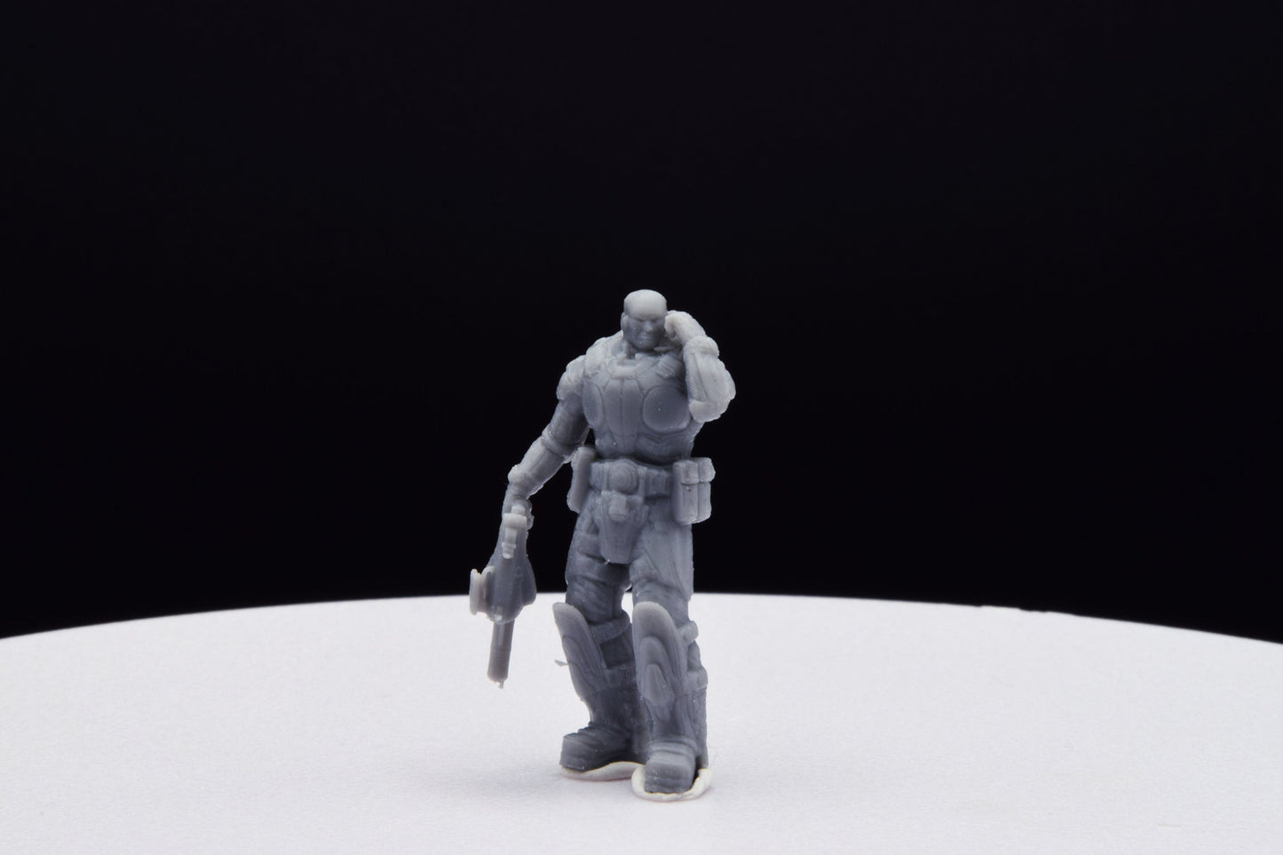 Gears Of War Marcus Fenix Winter Ot Miniature - TheSTLSmith - 3D Printed with high quality resin for Skirmish/D&D games