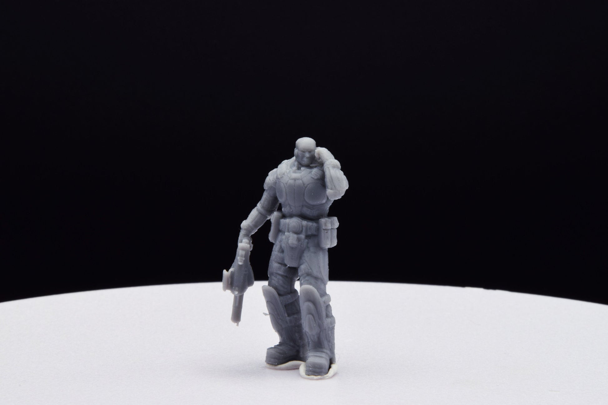 Gears Of War Marcus Fenix Winter Ot Miniature - TheSTLSmith - 3D Printed with high quality resin for Skirmish/D&D games