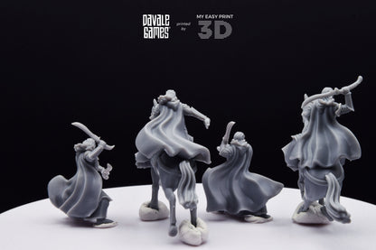 Bloody Elf Brother - Foot and Mounted - Davale Games - 3D Printed with high quality resin for LOTR/D&D games