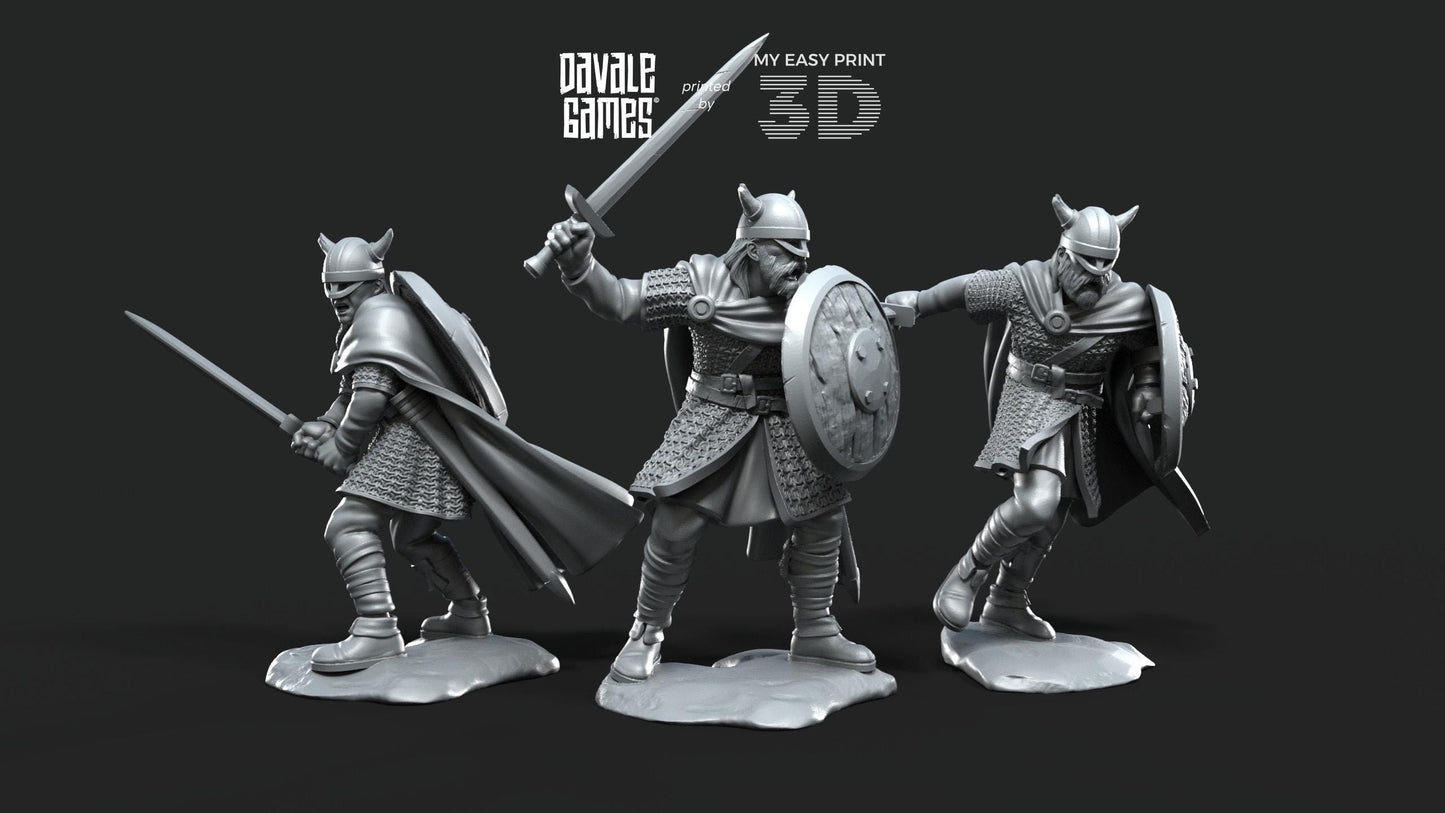 Huscarls (ODIN) - Mythology at Wars - Davale Games - Historical games - 3D Printed with high quality resin
