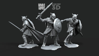 Huscarls (ODIN) - Mythology at Wars - Davale Games - Historical games - 3D Printed with high quality resin