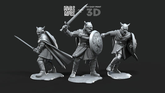 Huscarls (ODIN) - Mythology at Wars - Davale Games - Historical games - 3D Printed with high quality resin