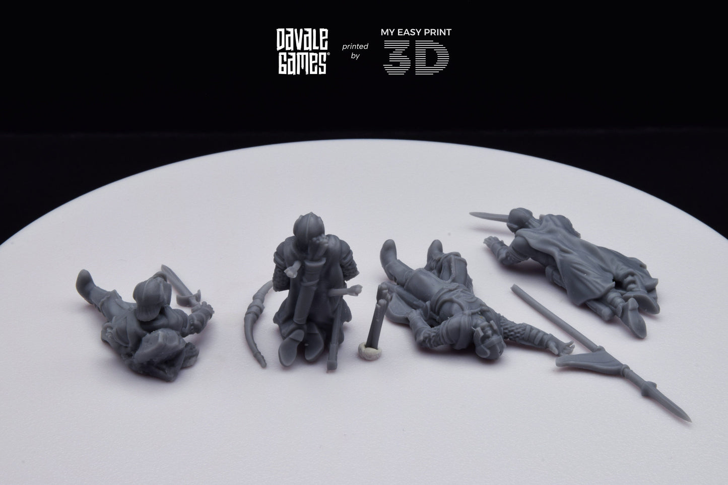 High Human Casualty - Davale Games - 3D Printed with high quality resin for LOTR/D&D games