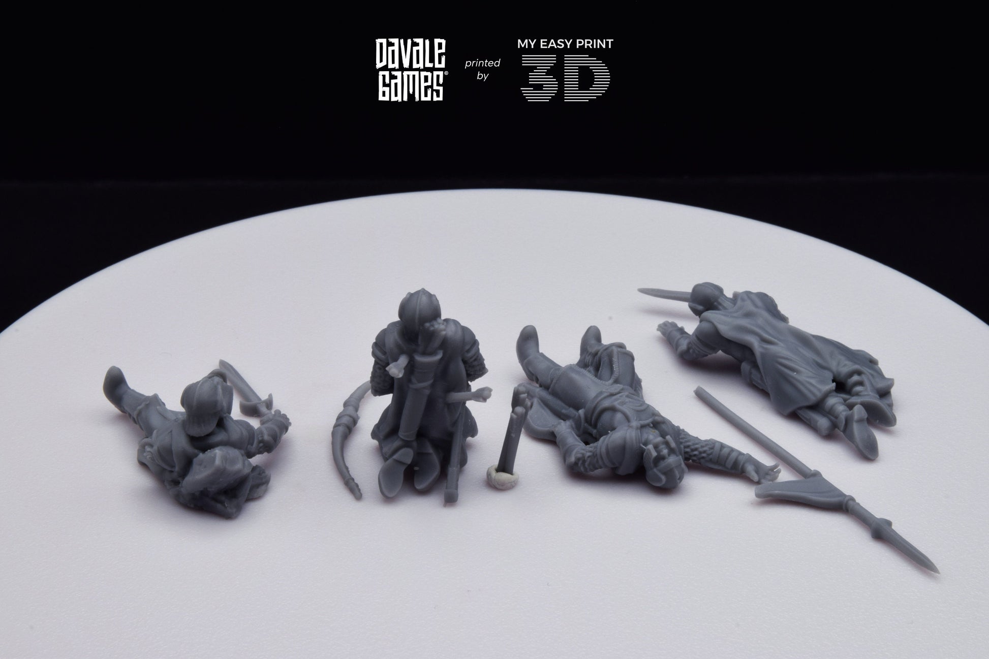 High Human Casualty - Davale Games - 3D Printed with high quality resin for LOTR/D&D games