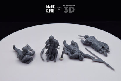 High Human Casualty - Davale Games - 3D Printed with high quality resin for LOTR/D&D games