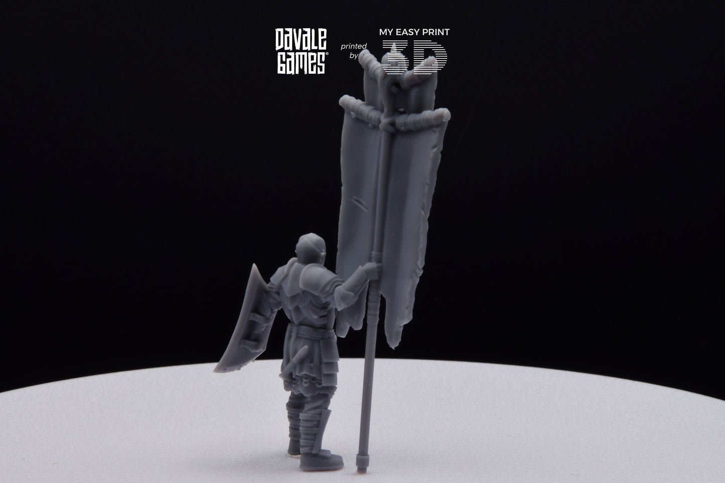 Super Orc Banner - Davale Games - 3D Printed with high quality resin for LOTR/D&D games