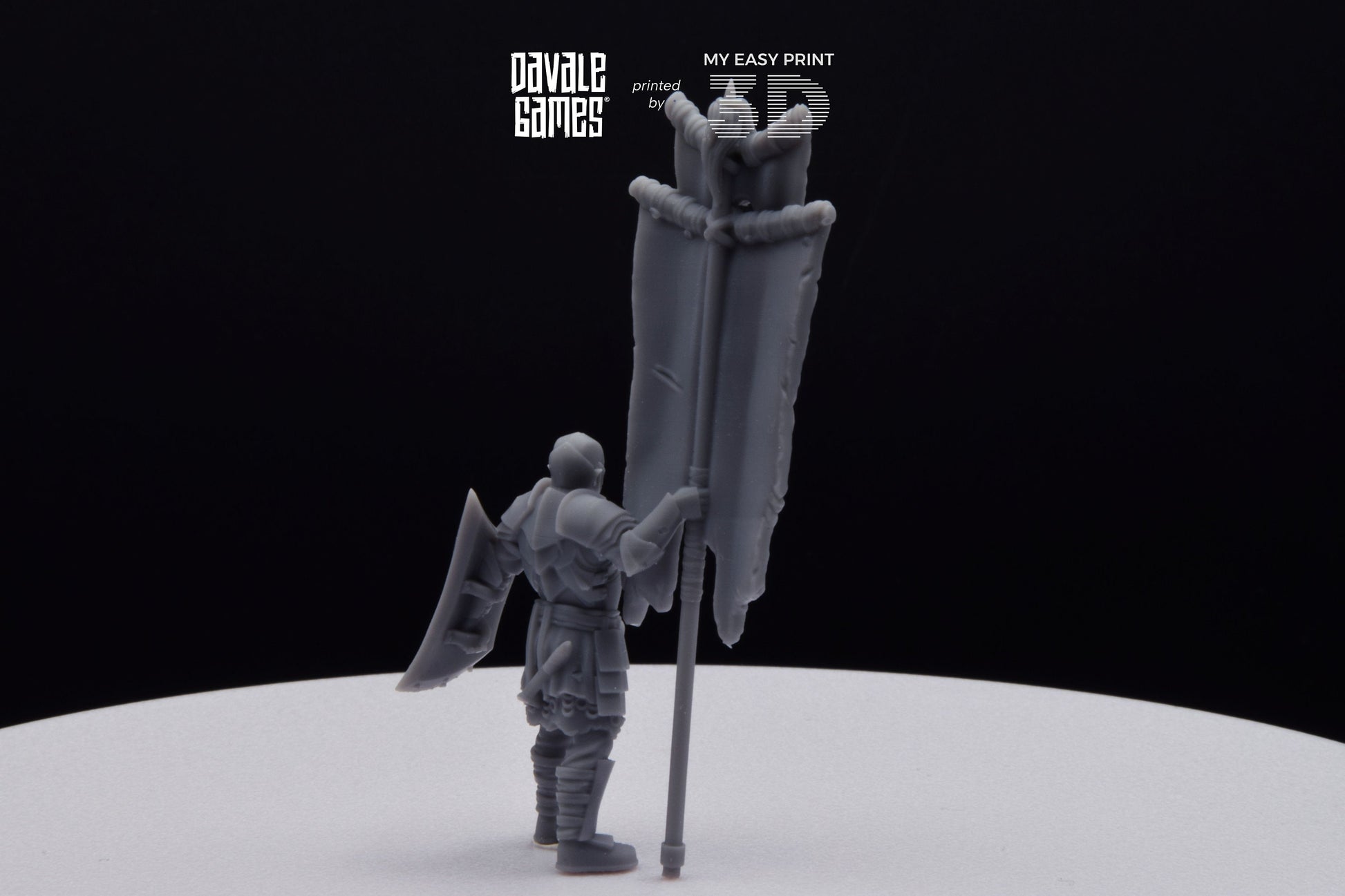 Super Orc Banner - Davale Games - 3D Printed with high quality resin for LOTR/D&D games