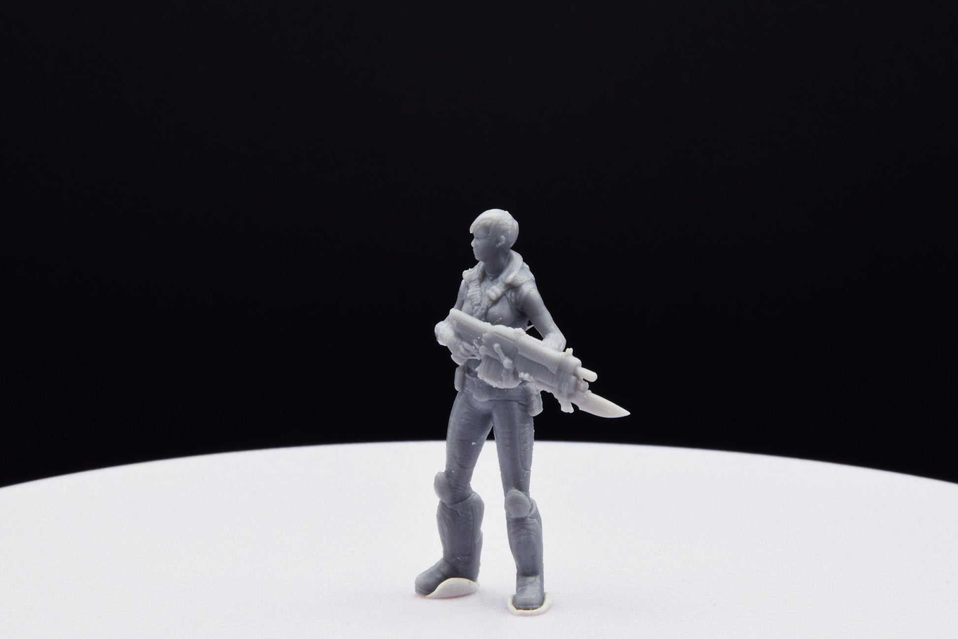 Gears Of War Alex Brand Ot Miniature - TheSTLSmith - 3D Printed with high quality resin for Skirmish/D&D games