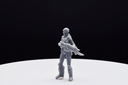 Gears Of War Alex Brand Ot Miniature - TheSTLSmith - 3D Printed with high quality resin for Skirmish/D&D games