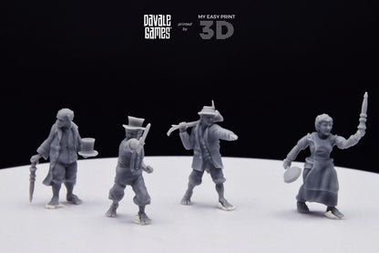 Halfmen Oficial - Davale Games - 3D Printed with high quality resin for LOTR/D&D games