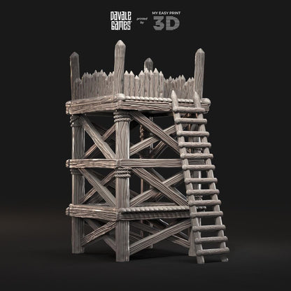 Viking Tower - Scenery - Davale Games - Mythological games - 3D Printed with high quality resin or PLA+