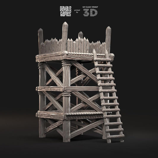 Viking Tower - Scenery - Davale Games - Mythological games - 3D Printed with high quality resin or PLA+
