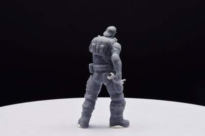 Gears Of War Damon Baird Mechanic Ot Miniature - TheSTLSmith - 3D Printed with high quality resin for Skirmish/D&D games