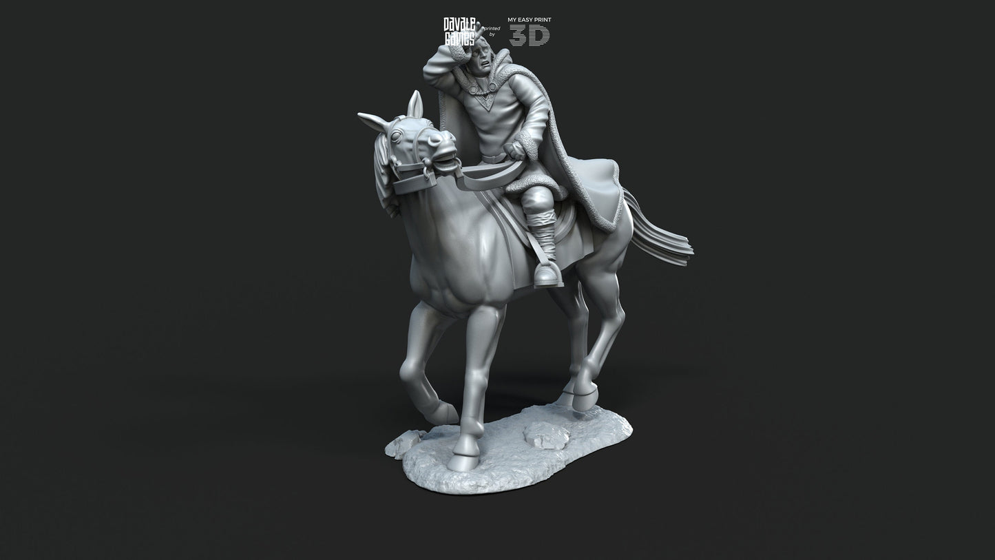 Blood-Handed Assistant - Foot and Mounted - Davale Games - 3D Printed with high quality resin for LOTR/D&D games