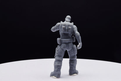 Gears Of War Damon Baird Mechanic Ot Miniature - TheSTLSmith - 3D Printed with high quality resin for Skirmish/D&D games