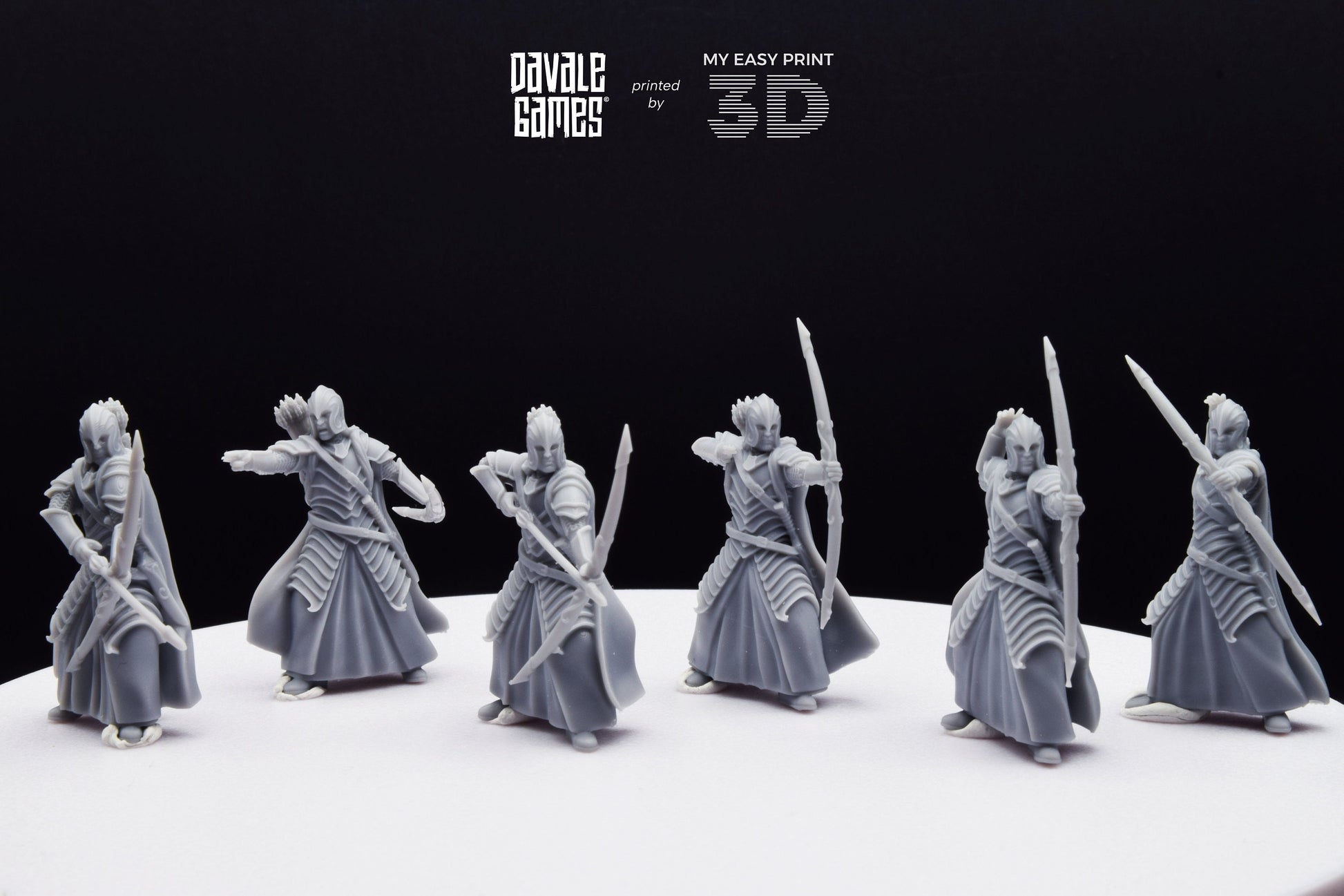 Bloody Warrior with Bow - Davale Games - 3D Printed with high quality resin for LOTR/D&D games
