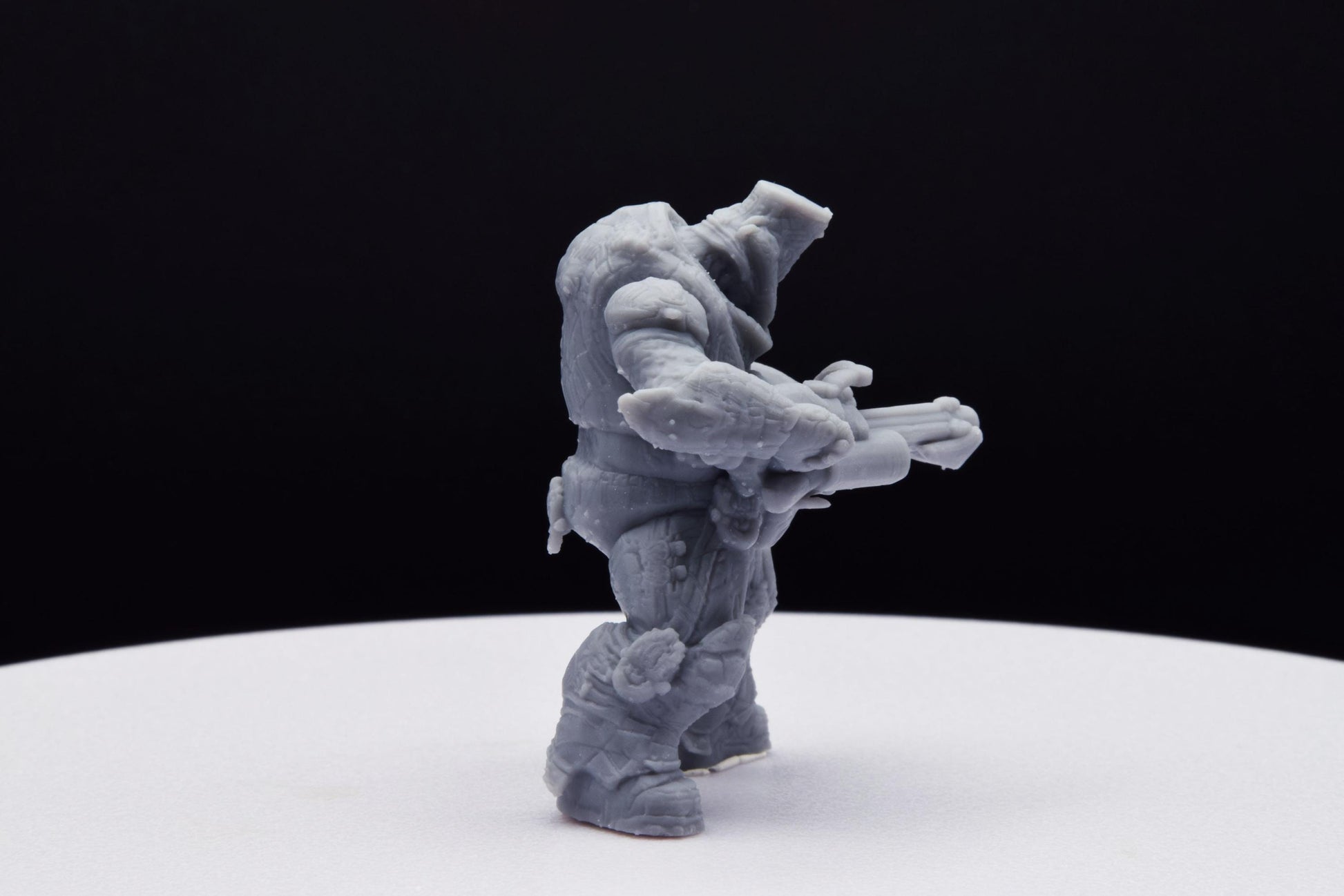 Gears Of War Boomer Grinder Ot Miniature - TheSTLSmith - 3D Printed with high quality resin for Skirmish/D&D games