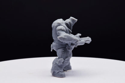 Gears Of War Boomer Grinder Ot Miniature - TheSTLSmith - 3D Printed with high quality resin for Skirmish/D&D games