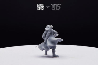 Anaravor Captain from the North People - Davale Games - 3D Printed with high quality resin for LOTR/D&D games