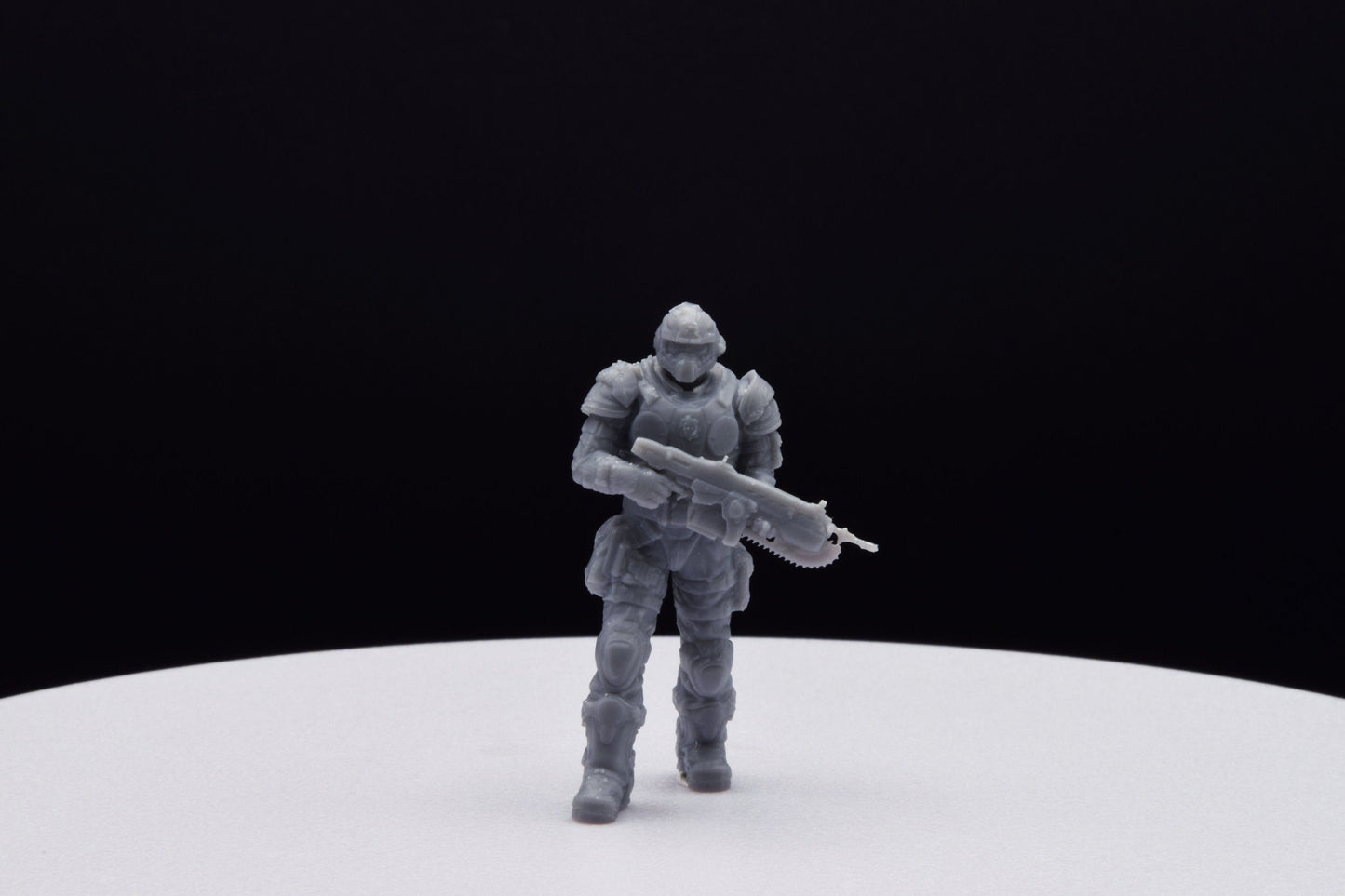 Gears Of War Anthony Carmine Ot Miniature - TheSTLSmith - 3D Printed with high quality resin for Skirmish/D&D games