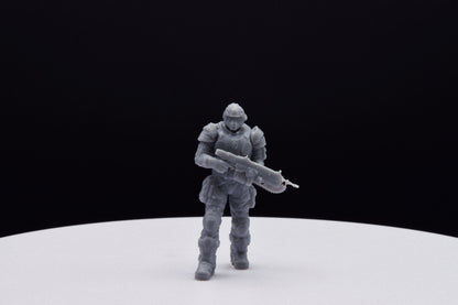 Gears Of War Anthony Carmine Ot Miniature - TheSTLSmith - 3D Printed with high quality resin for Skirmish/D&D games