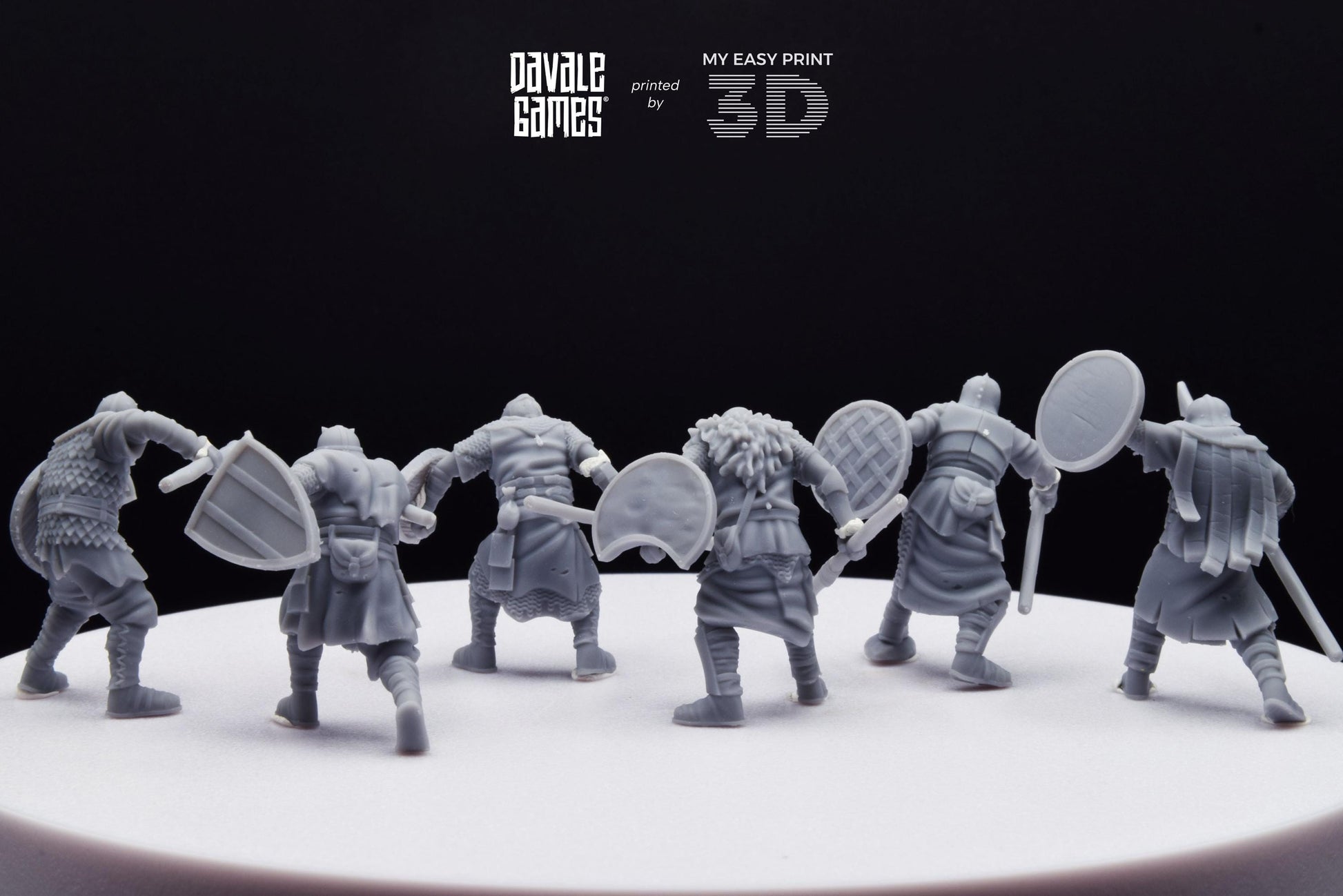 Mörlok Orcs with Spear - Davale Games - 3D Printed with high quality resin for LOTR/D&D games