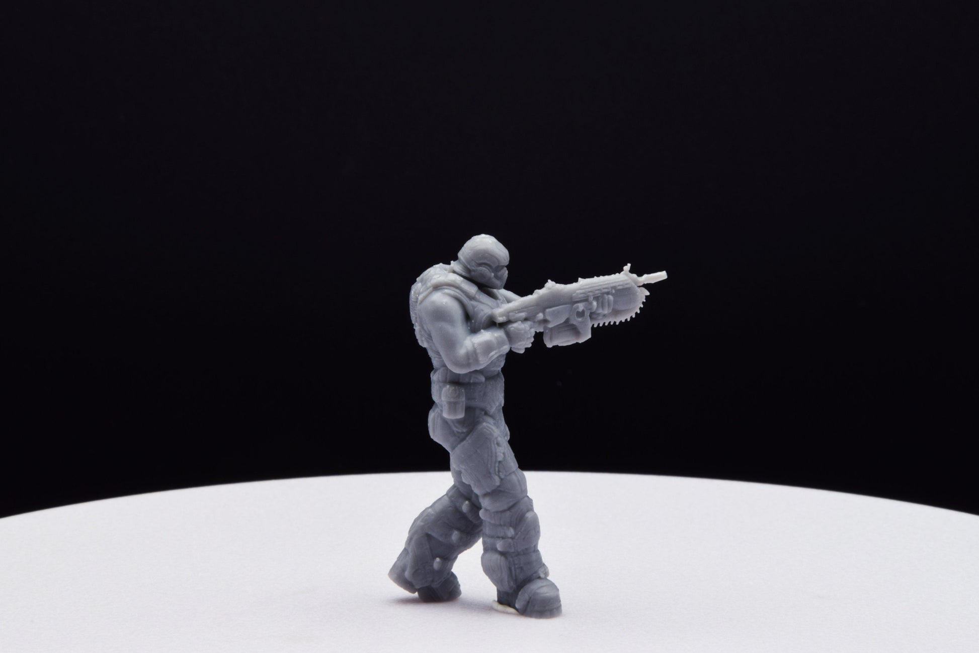Gears Of War COG Soldier Summer Ot Miniature - TheSTLSmith - 3D Printed with high quality resin for Skirmish/D&D games