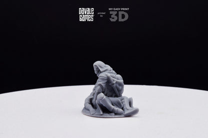 Orc Thief - Davale Games - 3D Printed with high quality resin for LOTR/D&D games