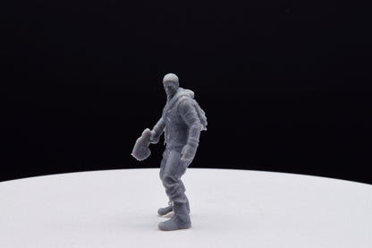 Gears Of War JD Fenix Outsider Miniature - TheSTLSmith - 3D Printed with high quality resin for Skirmish/D&D games