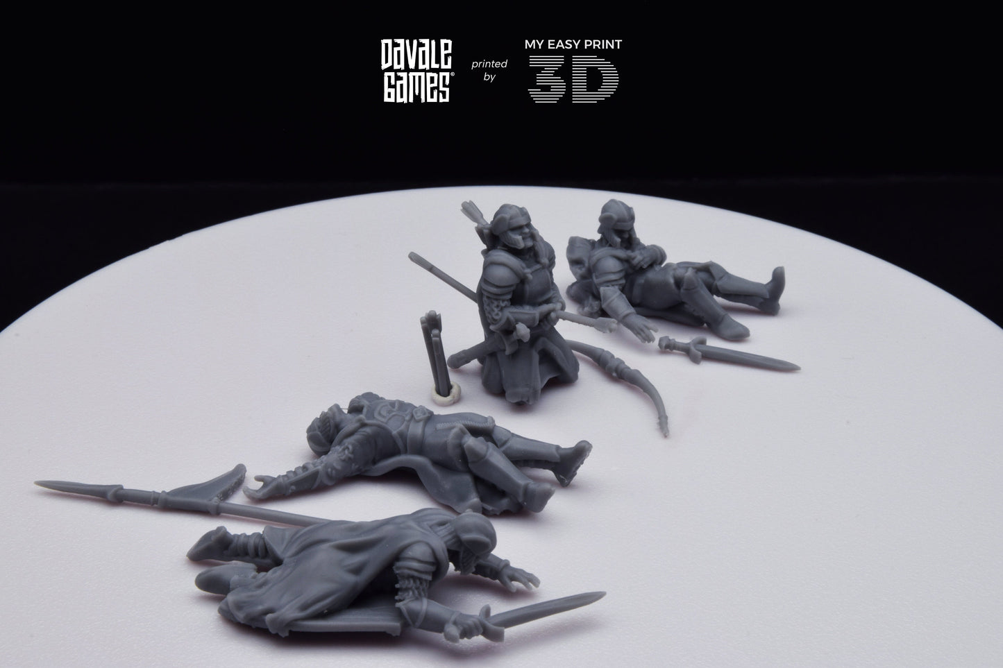 High Human Casualty - Davale Games - 3D Printed with high quality resin for LOTR/D&D games